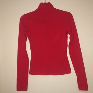 & Other Stories red long sleeve